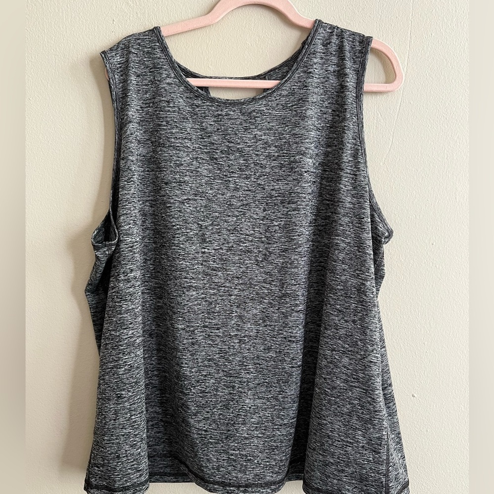 ID Ideology Womens Keyhole Back Sleeveless Quick Dry Workout Tank Top Plus 3X - Picture 3 of 7